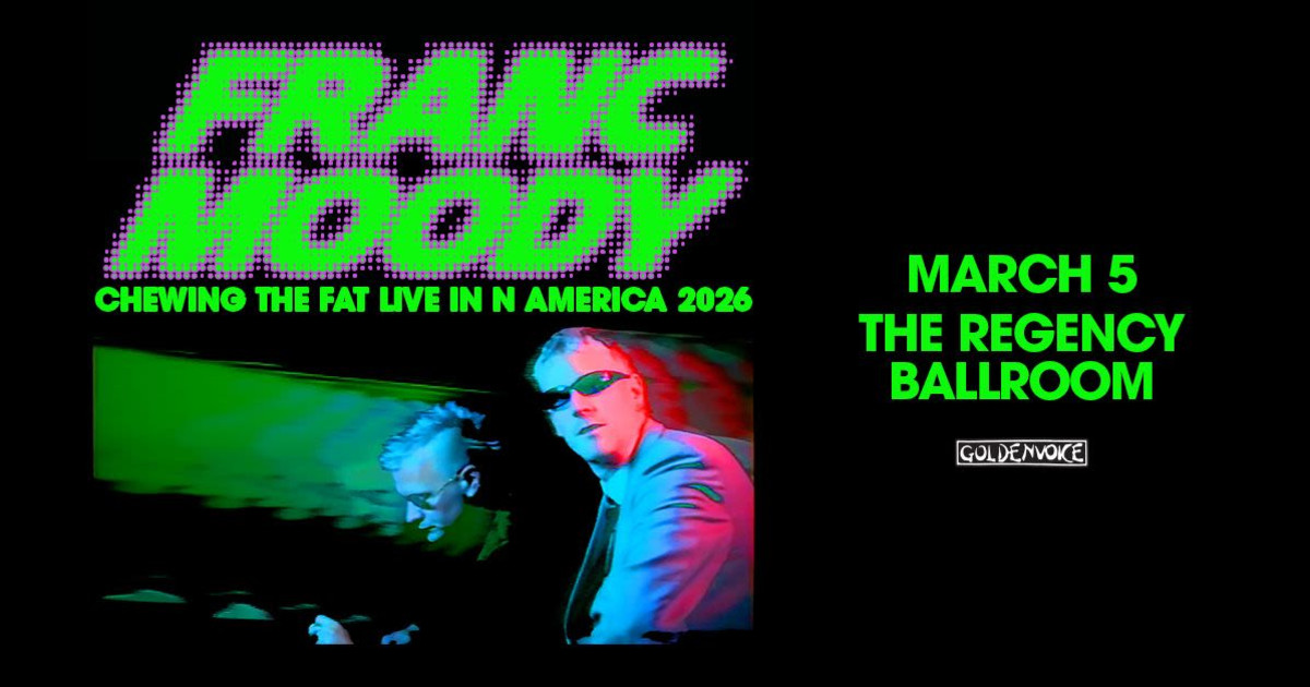 Goldenvoice Presents Franc Moody at The Regency Ballroom