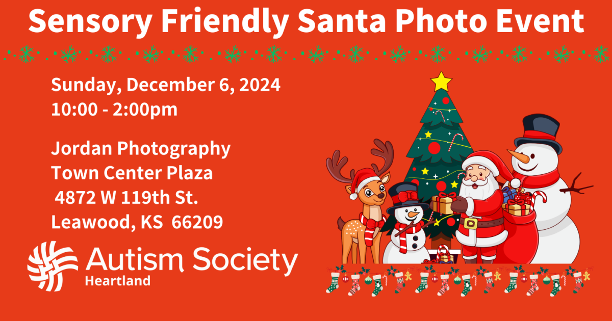 Autism Society - The Heartland Sensory Friendly Santa Photo