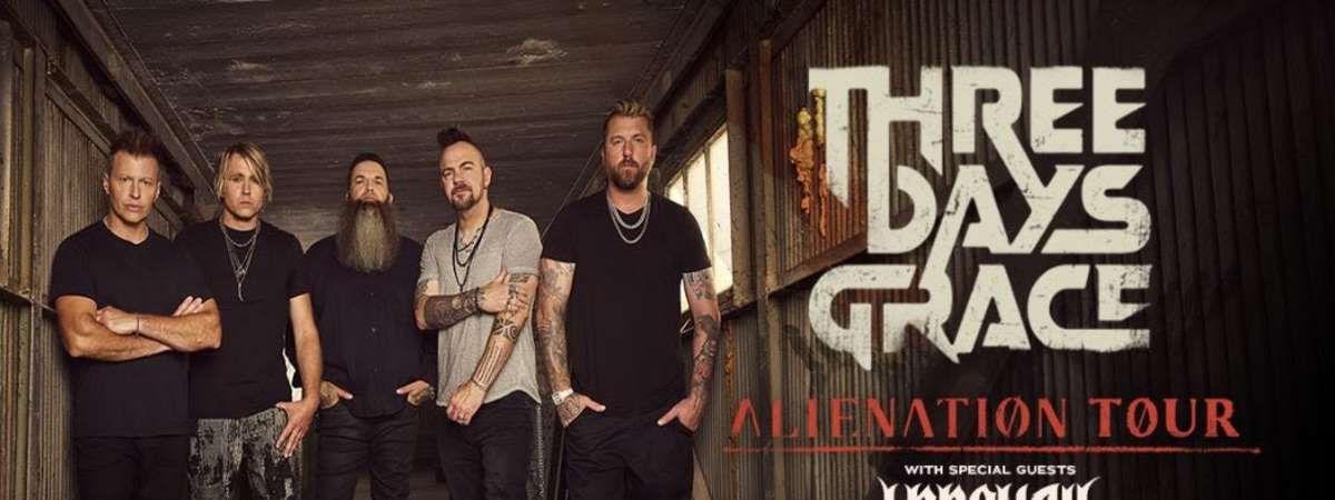 Three Days Grace - Alienation Tour with special guests I Prevail & The Funeral Portrait