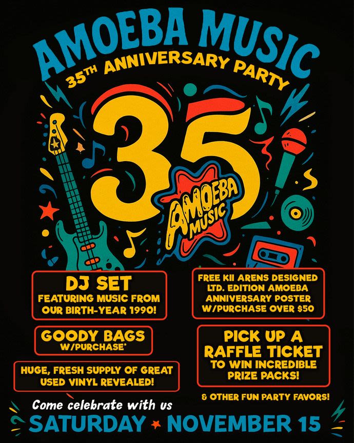 Amoeba Music's 35th Anniversary Party in San Francisco at Amoeba