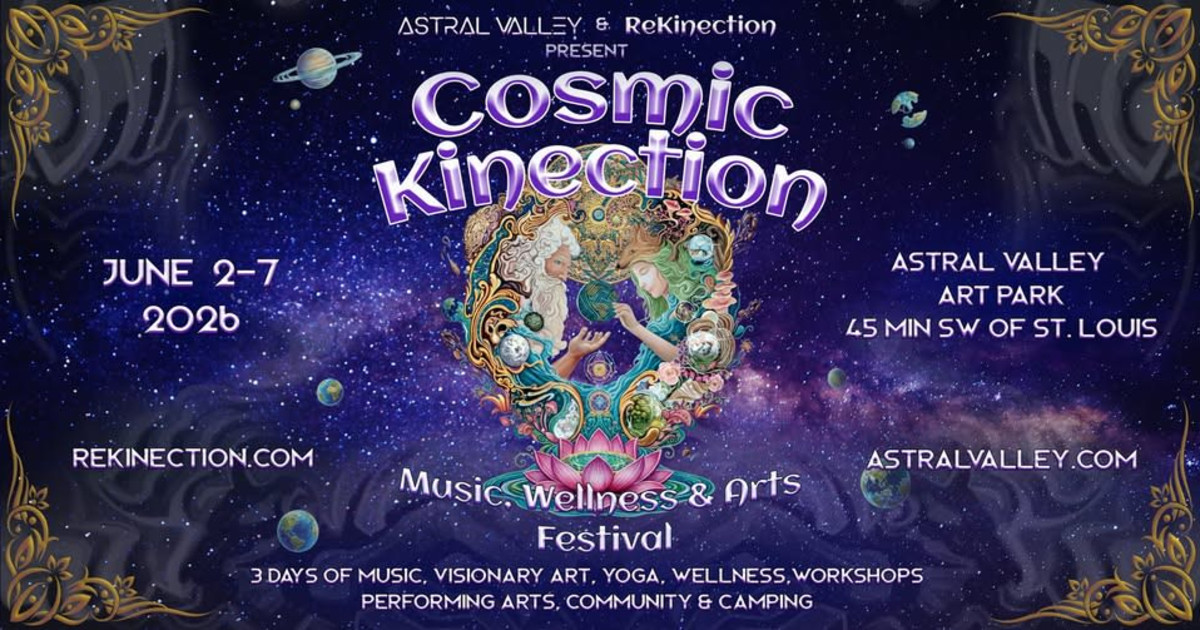 Cosmic Kinection 2026 in French Village at Astral Valley Art Park