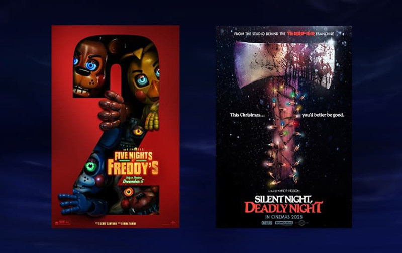 Five Nights at Freddys 2 plus Silent Night, Deadly Night (2025)