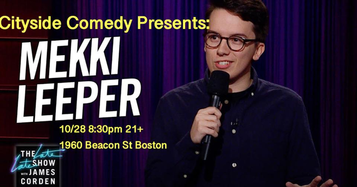 Mekki Leeper in Boston at CitySide Comedy