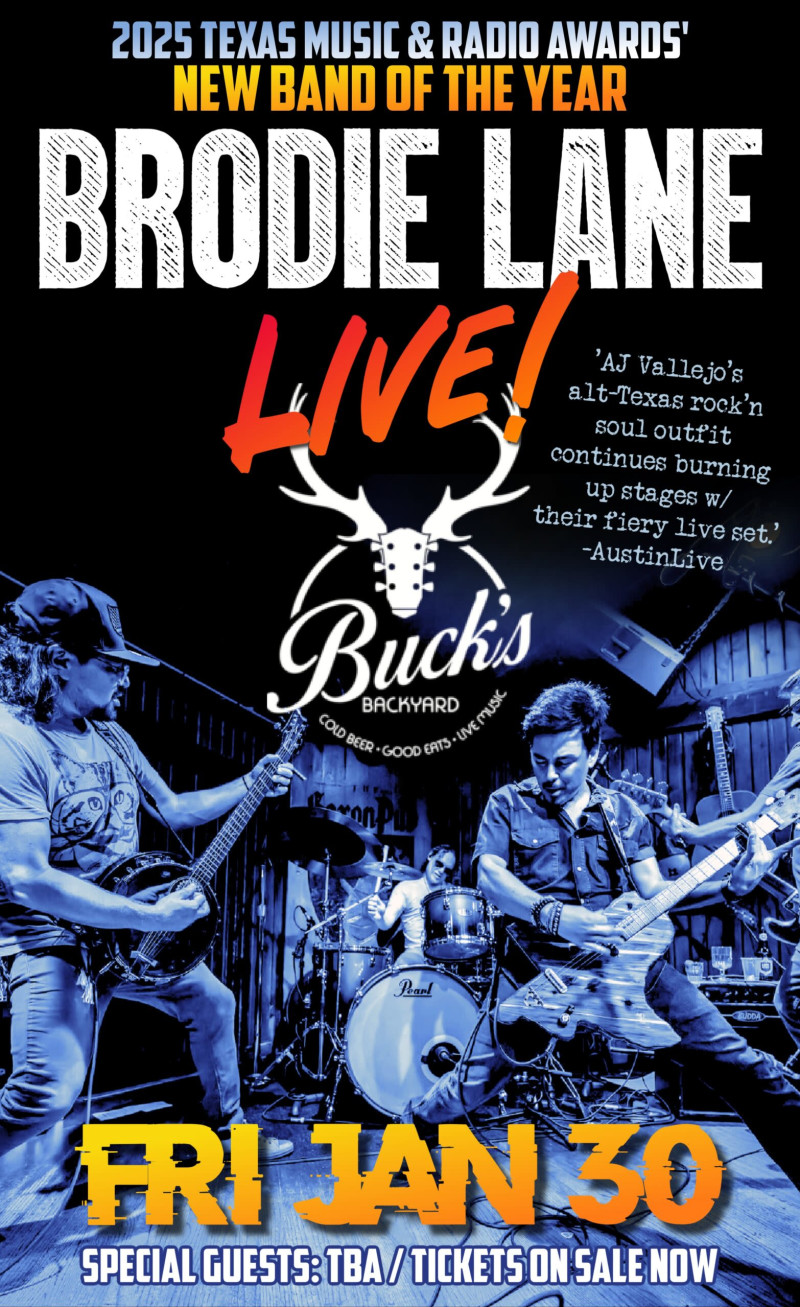 Brodie Lane Band in Buda at Bucks Backyard