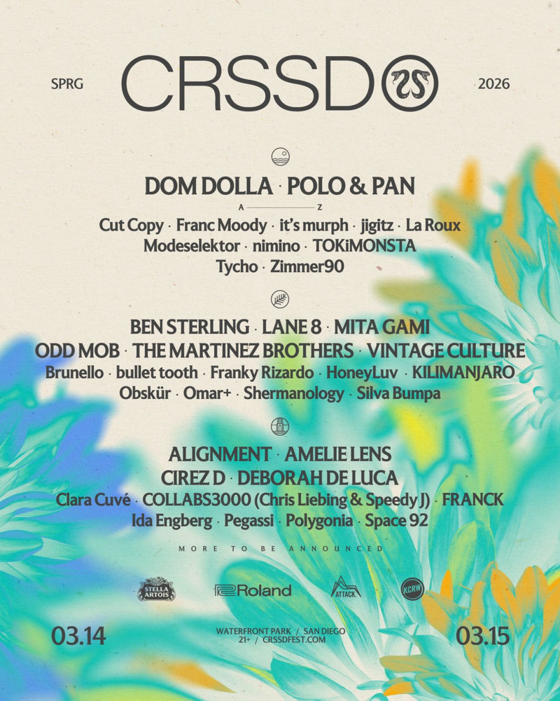 CRSSD Festival Spring 26 In San Diego At Waterfront Park crssd-festival-spring-26-in-san-diego-at-waterfront-park