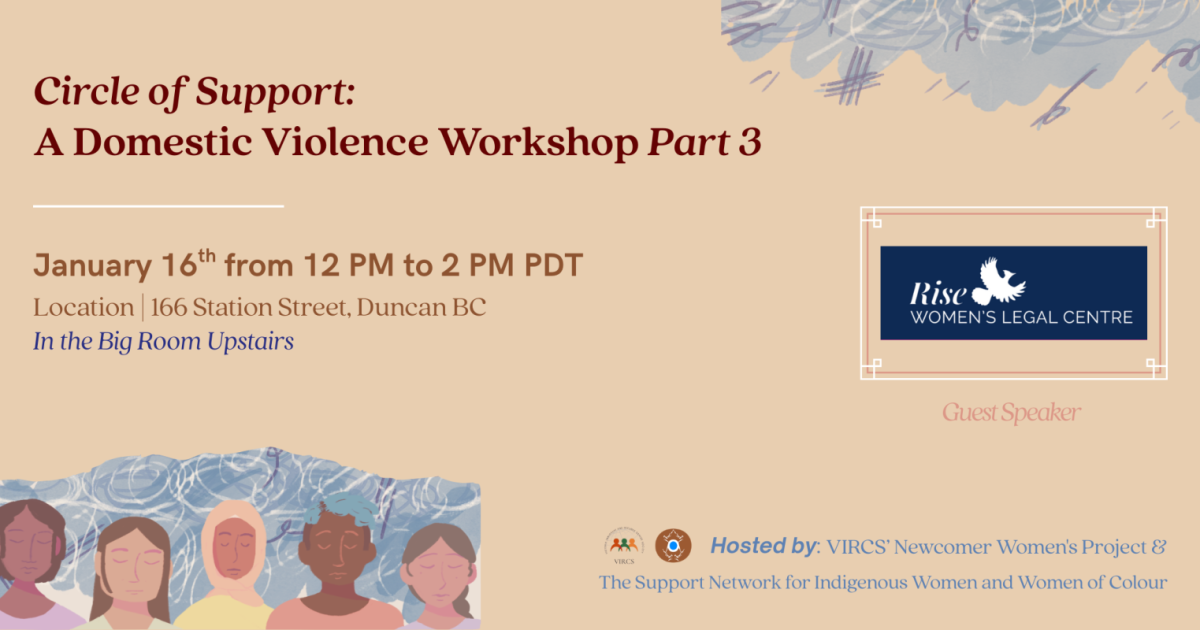 Circle of Support: A Domestic Violence Workshop Part 3 in