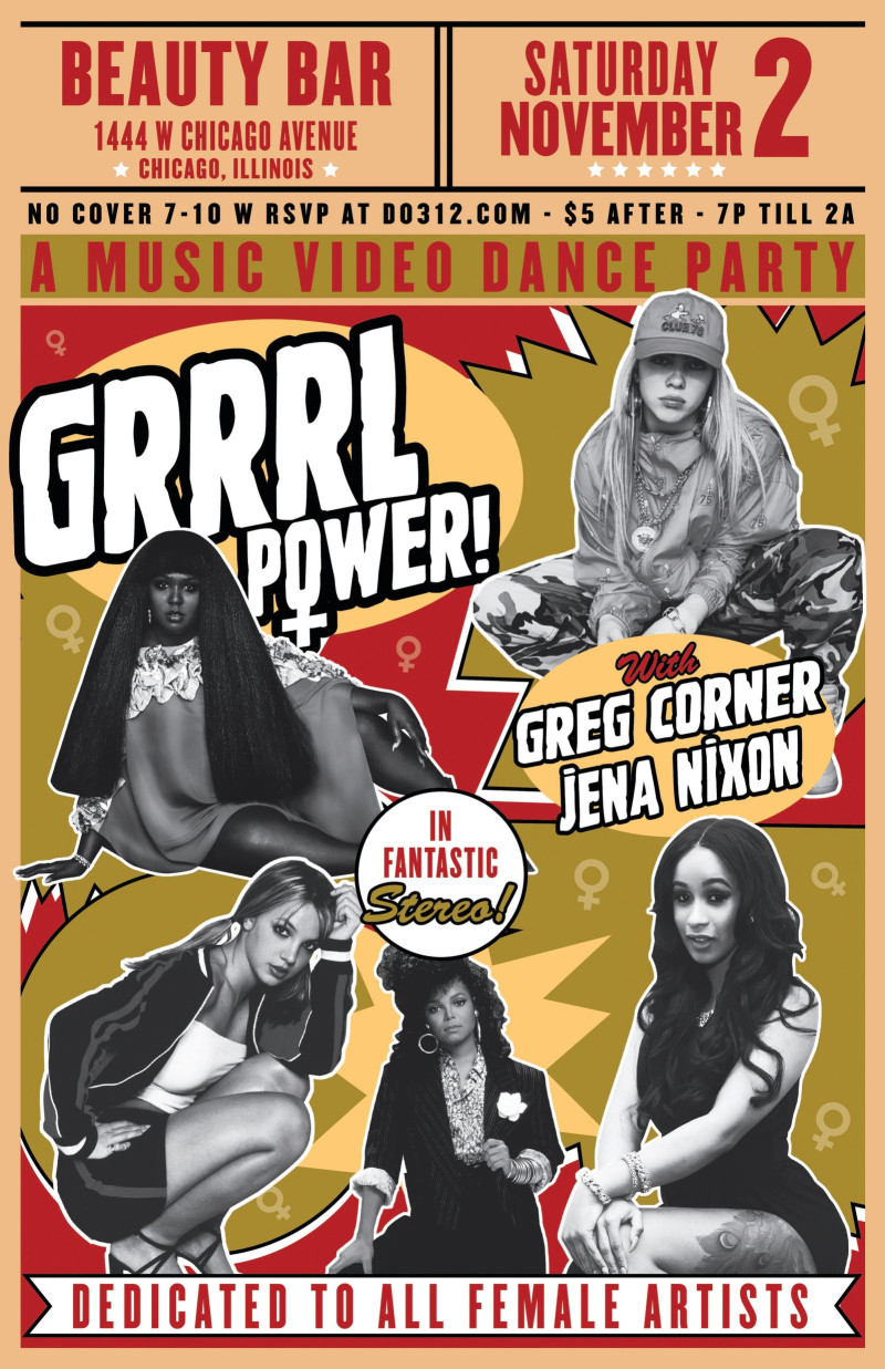 Wallpaper Grrrl Power A Video Dance Party In Chicago At Beauty Bar For Free