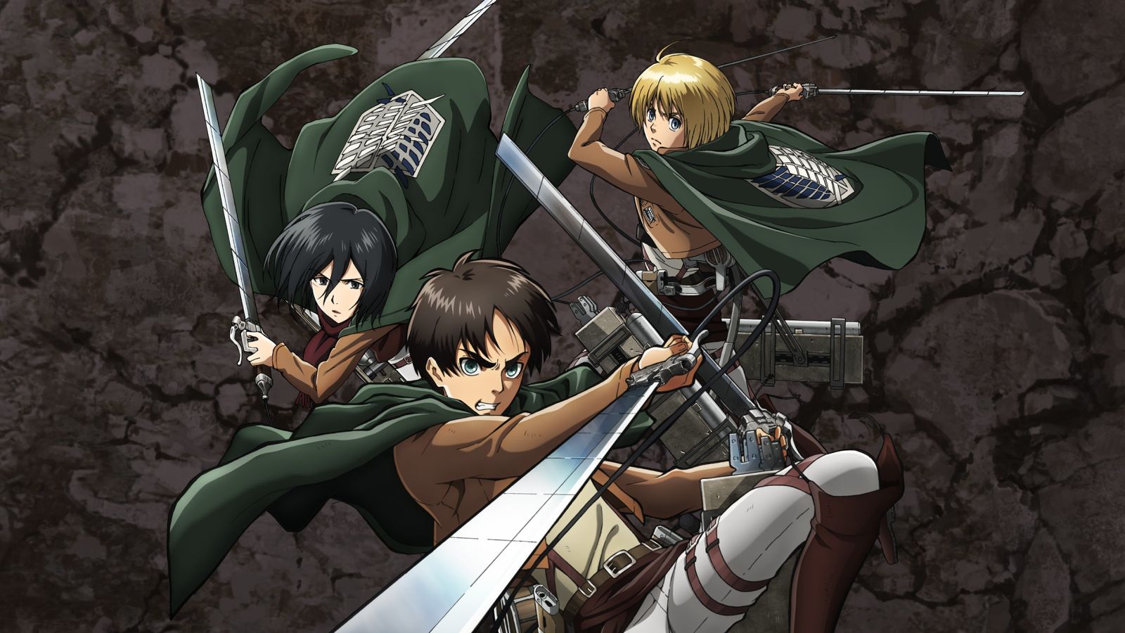 Attack on Titan\, image size:1600x900