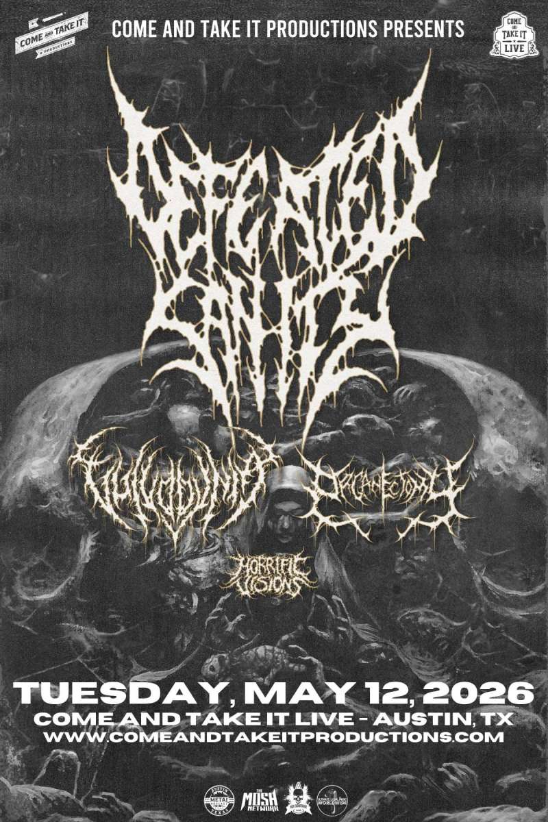 Defeated Sanity in Austin at Come and Take It Live
