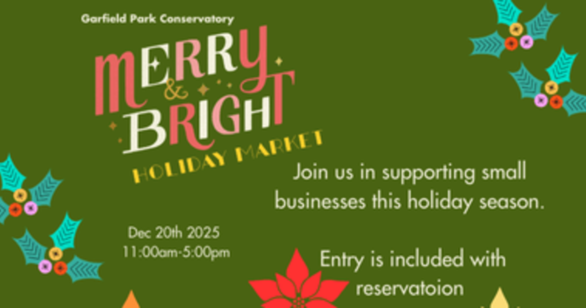 Merry and Bright Holiday Market in Chicago at Garfield Park
