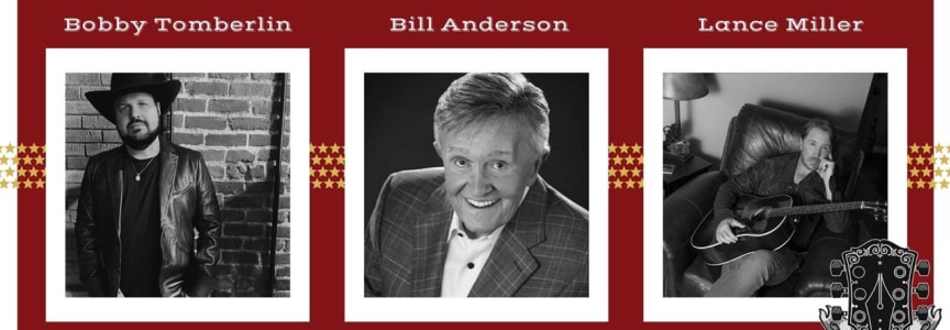 The Franklin Theatre Songwriters Series: Featuring Bobby Tomberlin, Bill Anderson, and Lance Miller at Franklin Theatre in Nashville, TN