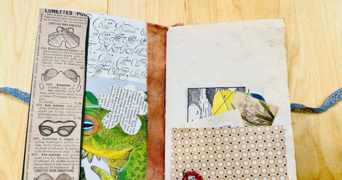 Sweep Journal Sip, Scrap & Story: An Introduction to Junk Journaling with Grace