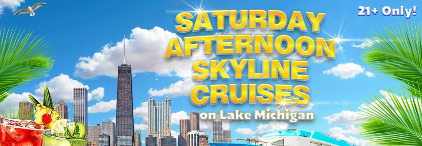 Saturday Afternoon Cruises on Lake Michigan | 21+ | Live DJ | Full Bar (June 6th)