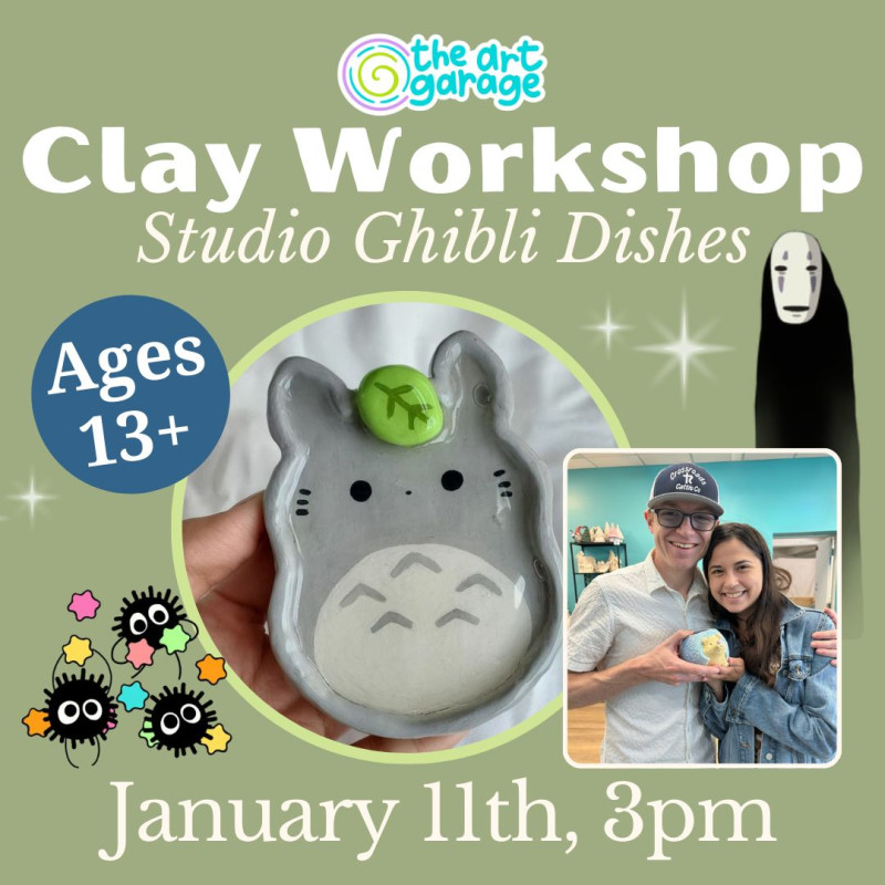 Studio Ghibli Clay Dish Workshop at Oak Hill