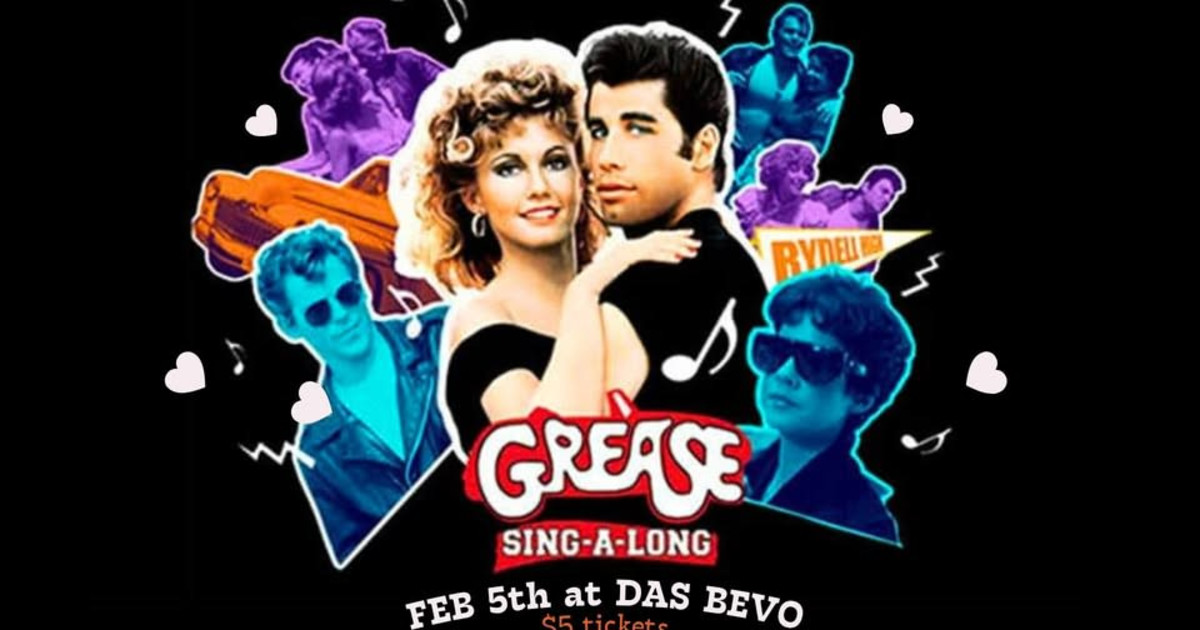 Dinner and a Movie: Grease Sing-a-Long in St. Louis at Das Bevo