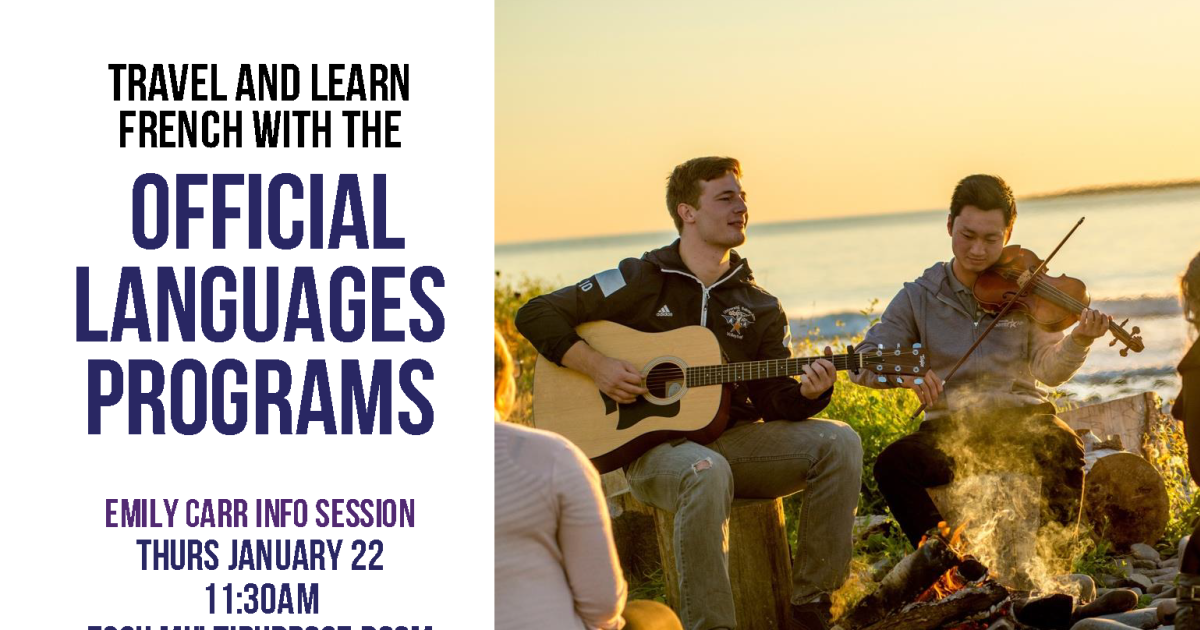 Official Languages Programs Info Session in Vancouver at ECSU