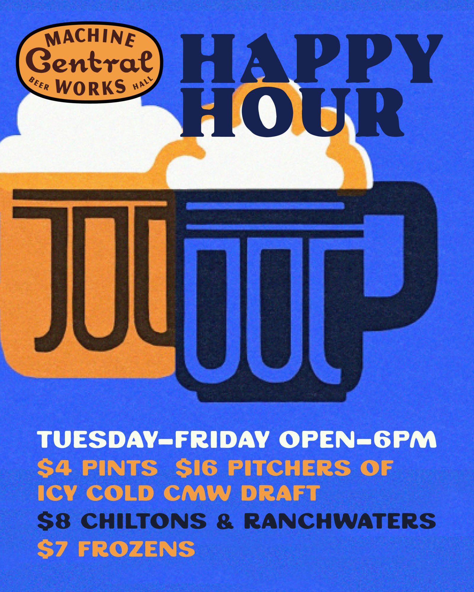 CMW Thursday Happy Hour in Austin at Central Machine Works
