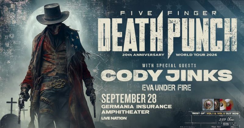 Five Finger Death Punch in Austin at Germania Insurance