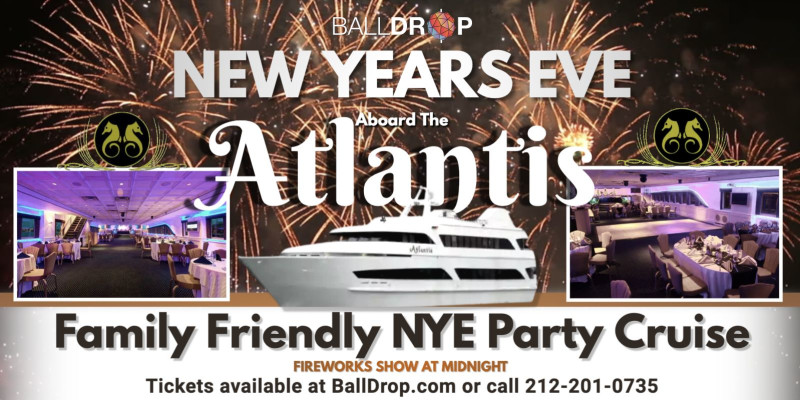 Atlantis Yacht New Year's Eve Family Friendly Party Cruise