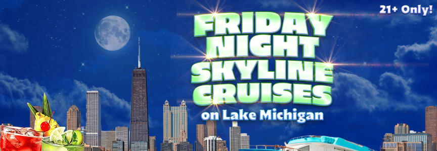 Friday Night Skyline Cruises on Lake Michigan(June 5th)