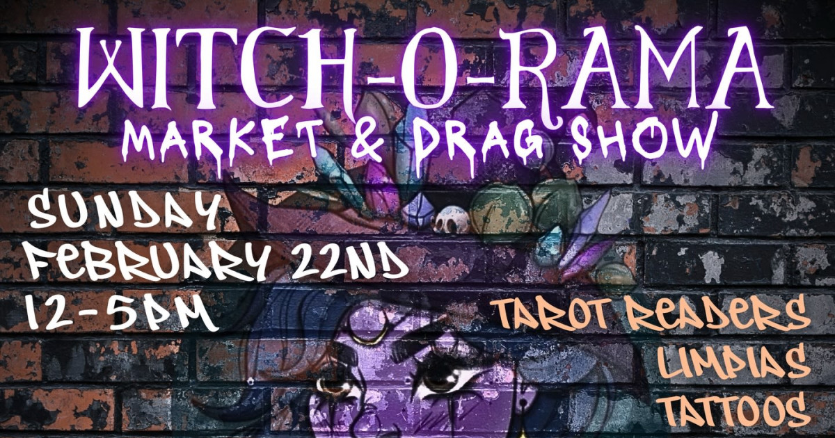 Model Ramas Chicago Witch-O-Rama Market & Drag Show in Chicago at The Graff