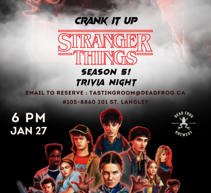 Stranger  Things Trivia  Night