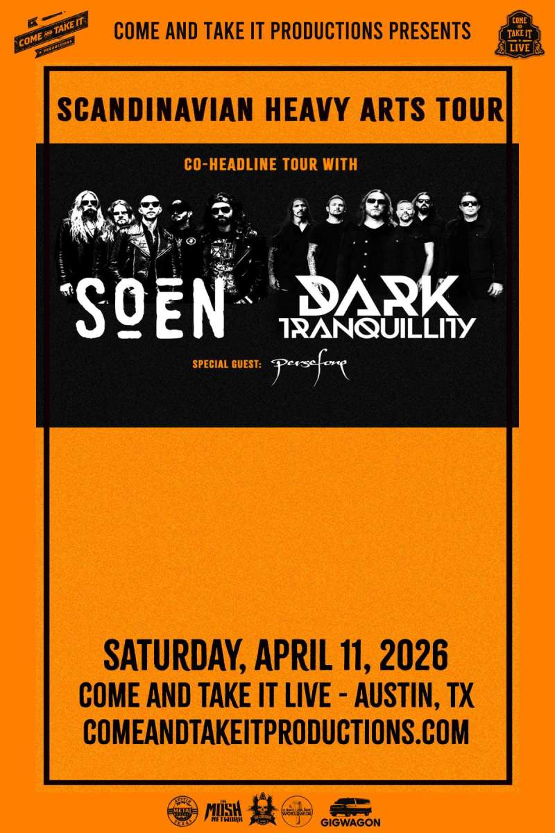 DARK TRANQUILLITY and SOEN: Scandinavian Heavy Arts Tour in