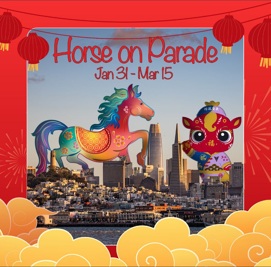 Year of the Horse on Parade in San Francisco at Chinatown