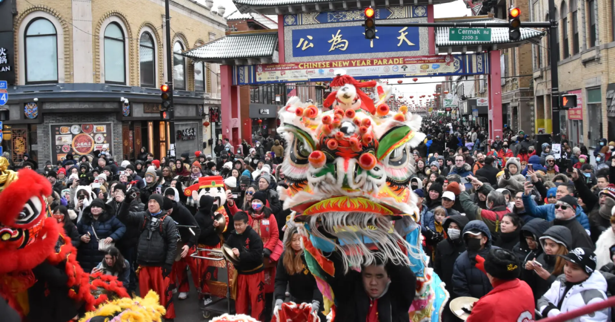 Lunar New Year Celebration in Chicago at Chinatown