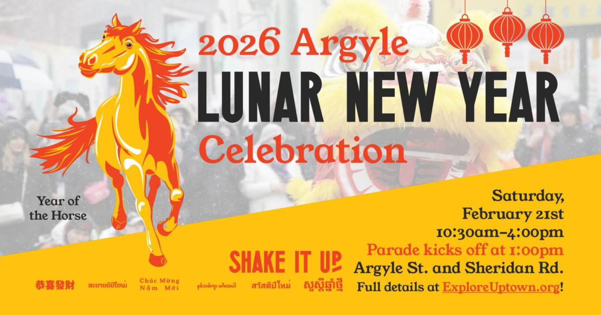 2026 Argyle Lunar New Year Celebration in Chicago at Argyle St.