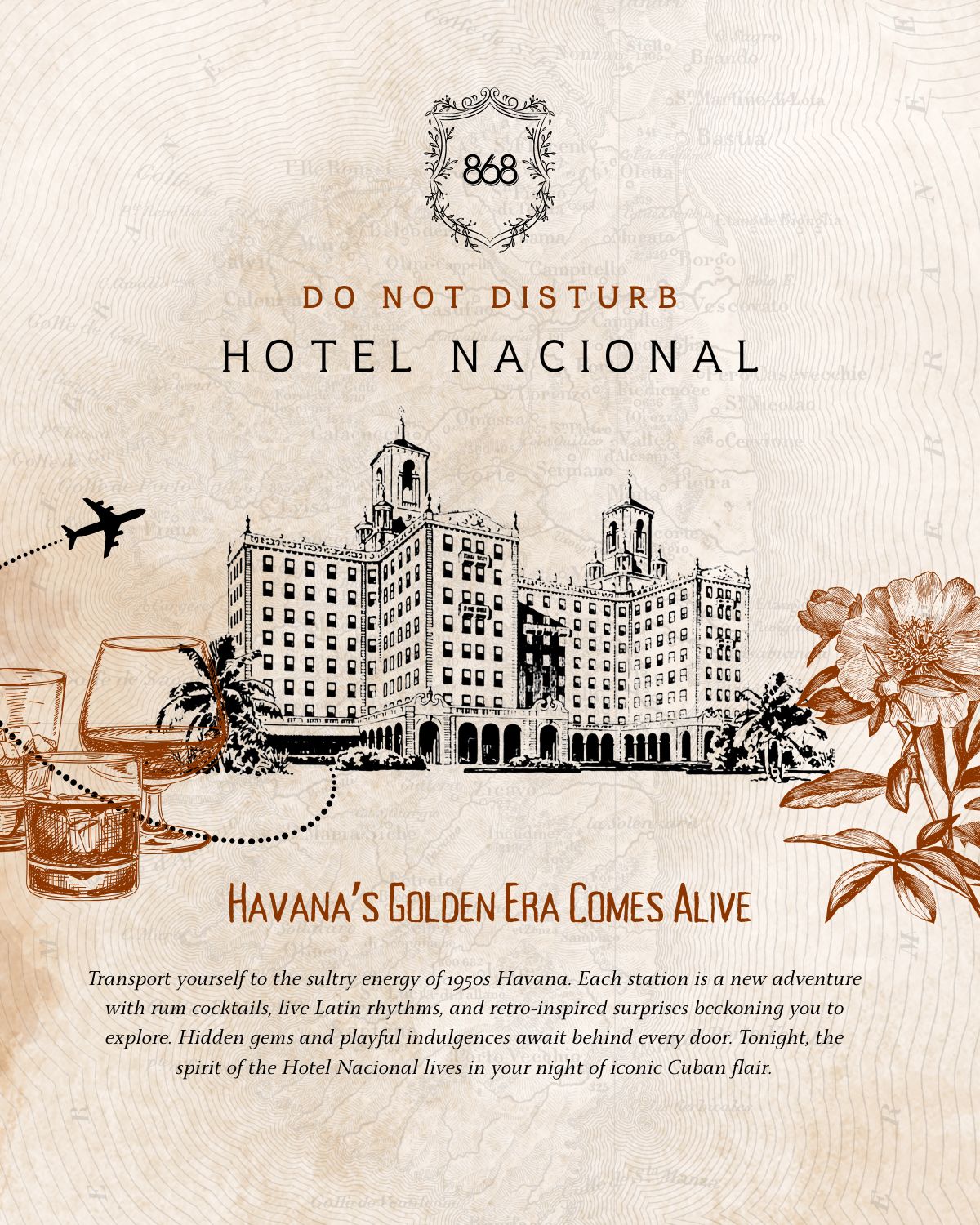 Do Not Disturb: Hotel Nacional in Chicago at Experience 868