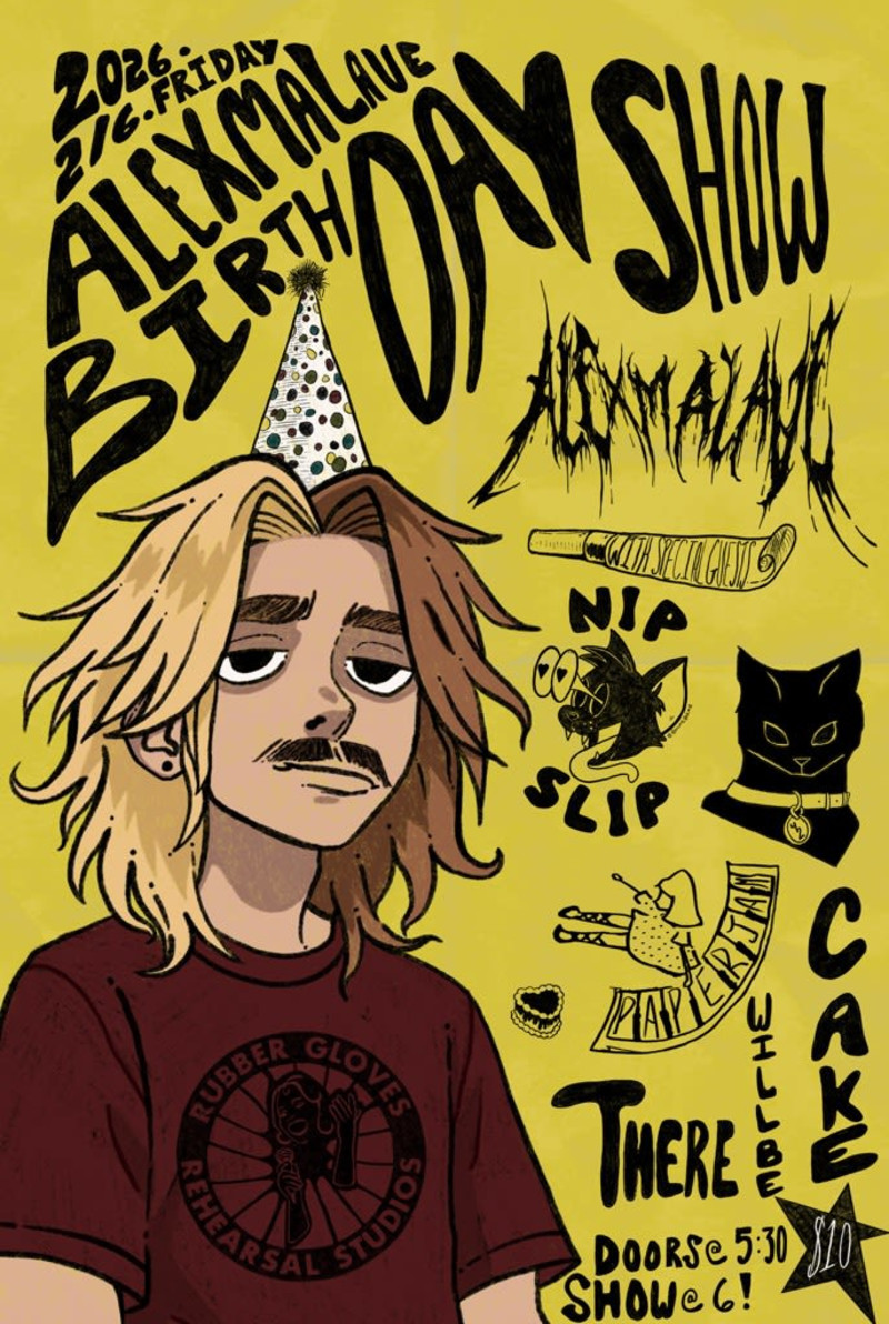 Alex Malave – birthday show [RUBBER ROOM] [EARLY GIG!]