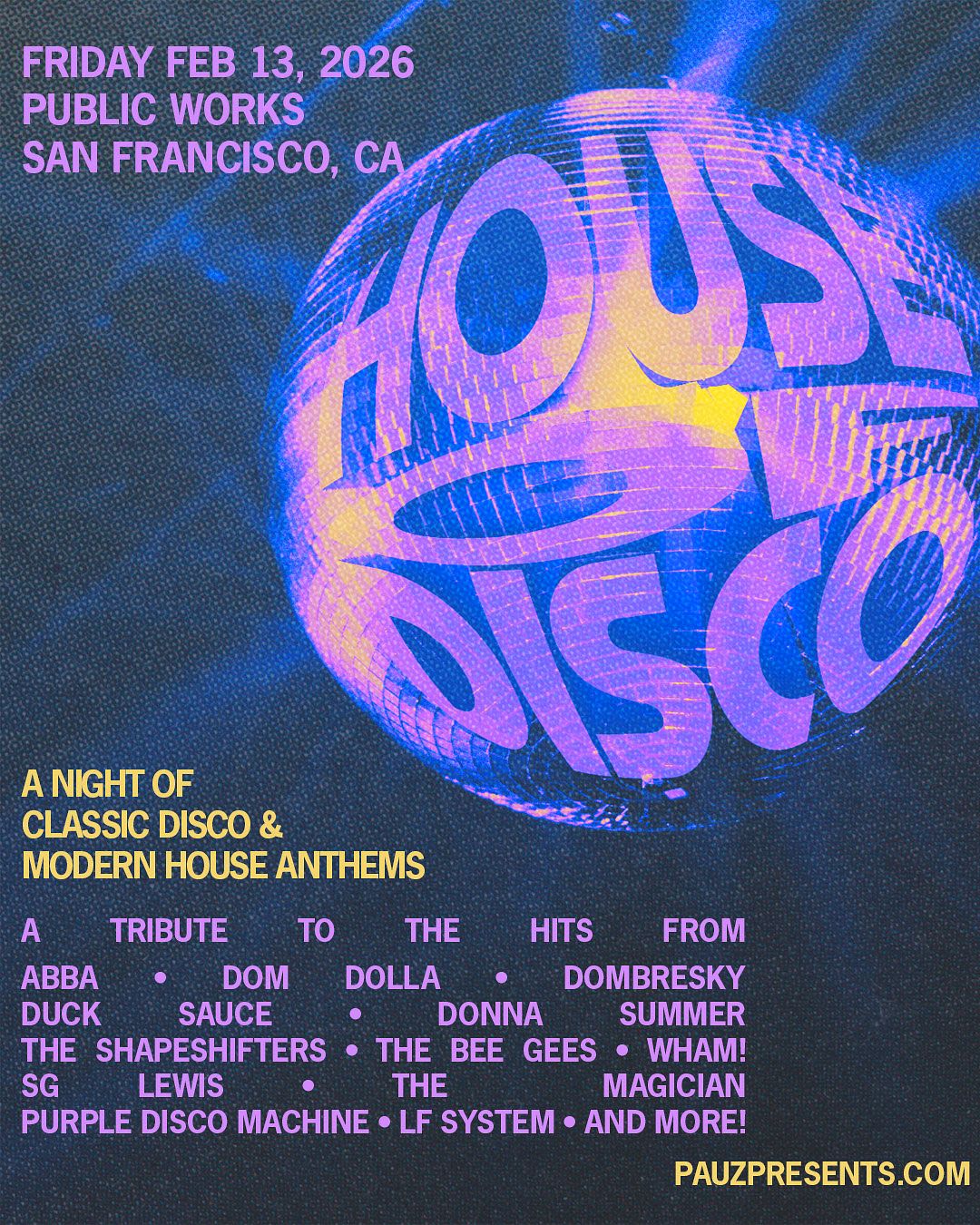 House of Disco in San Francisco at Public Works