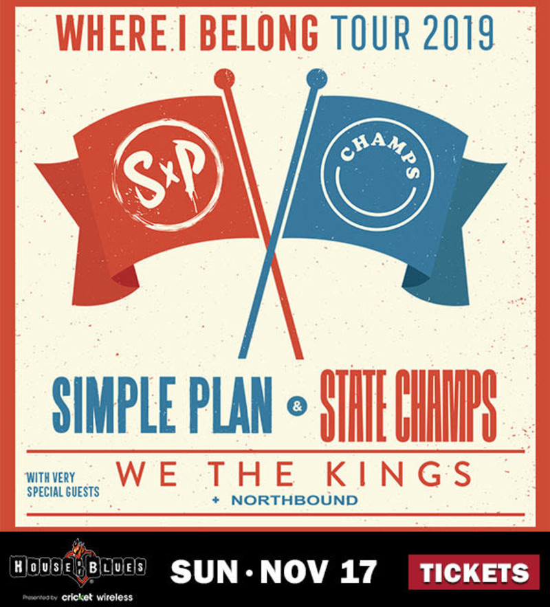 Simple Plan And State Champs In Dallas At House Of Blues Simple Plan And State Champs In Dallas, Simple Plan House Of Blues