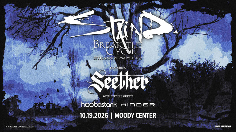 Staind - Break The Cycle 25th Anniversary Tour w/ Seether & More