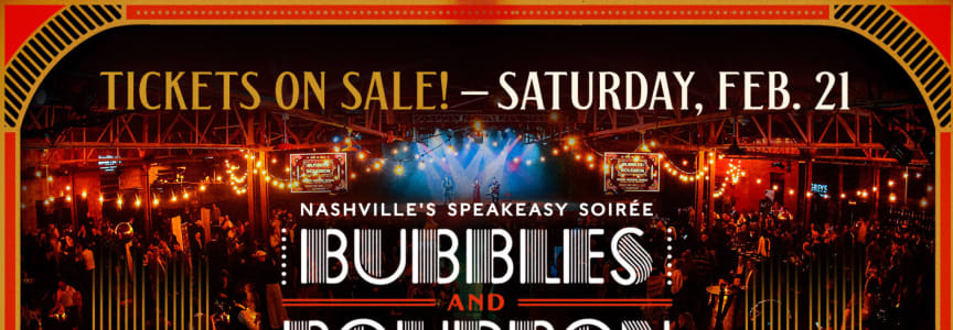 Bubbles and Bourbon at Marathon Music Works in Nashville, TN