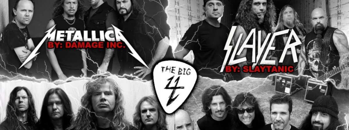 Metallica + Slayer + Megadeth + Anthrax Tributes ...Big 4 of Thrash!