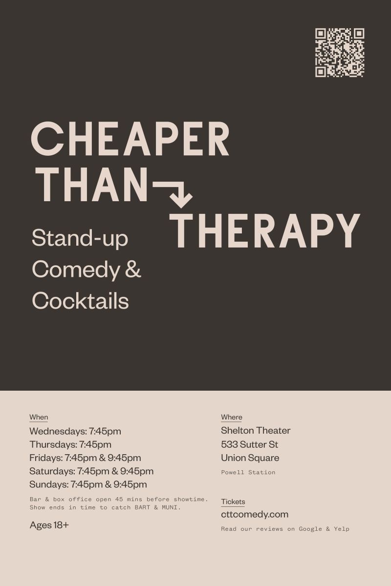 Cheaper Than Therapy: Stand-Up Comedy