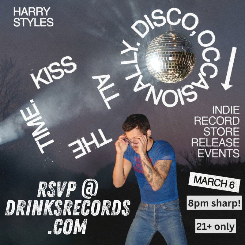 Harry Styles Release Party! in Austin at Drinks Lounge & Records