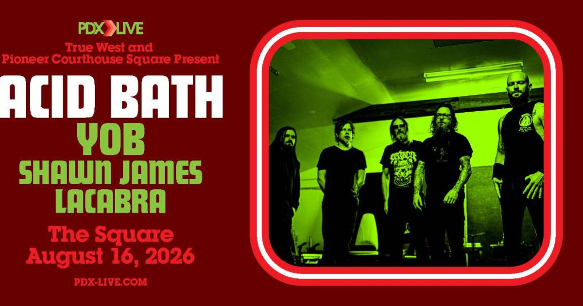 Acid Bath with Yob, Shawn James & Lacabra in Portland at Pioneer