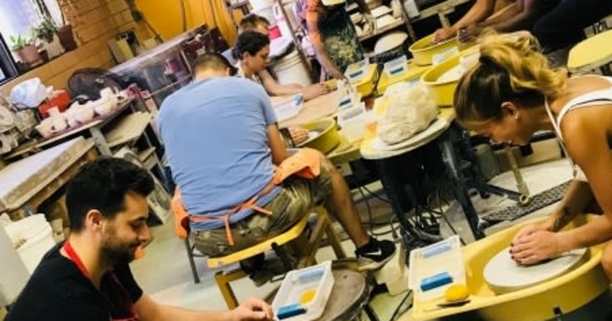 BYOB Intro to Pottery Wheel in NYC at Brooklyn Clay Industries