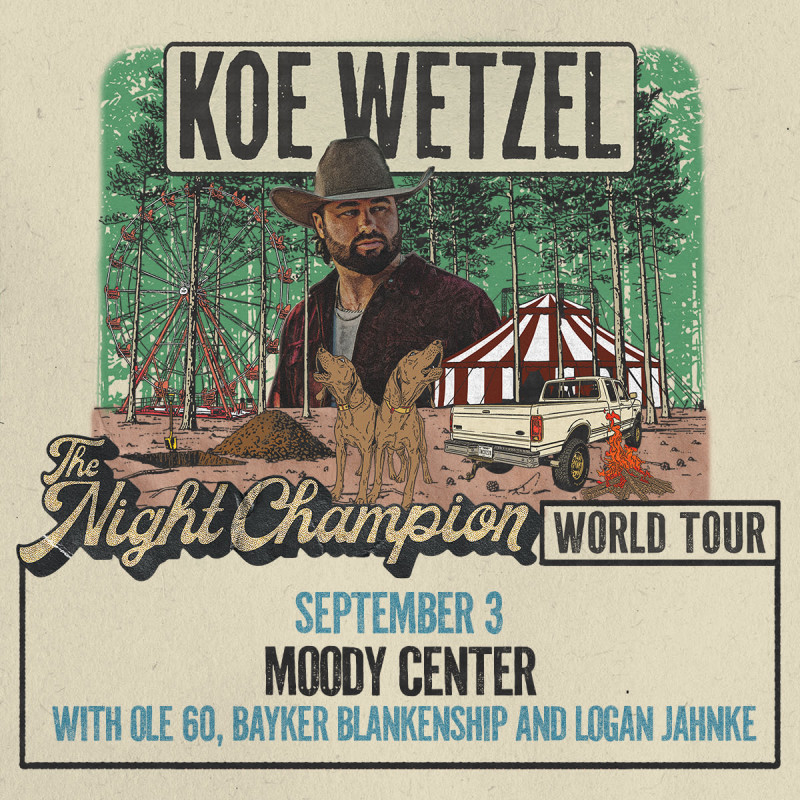 Koe Wetzel - The Night Champion World Tour