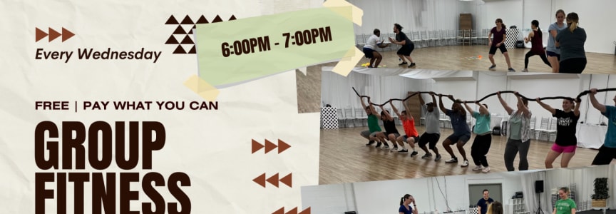 Group Fitness Class Team Based & Beginner Friendly: Free / Pay What You Can