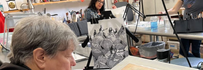 Int/Adv Watercolor (Byfield Wednesday Evenings) S2