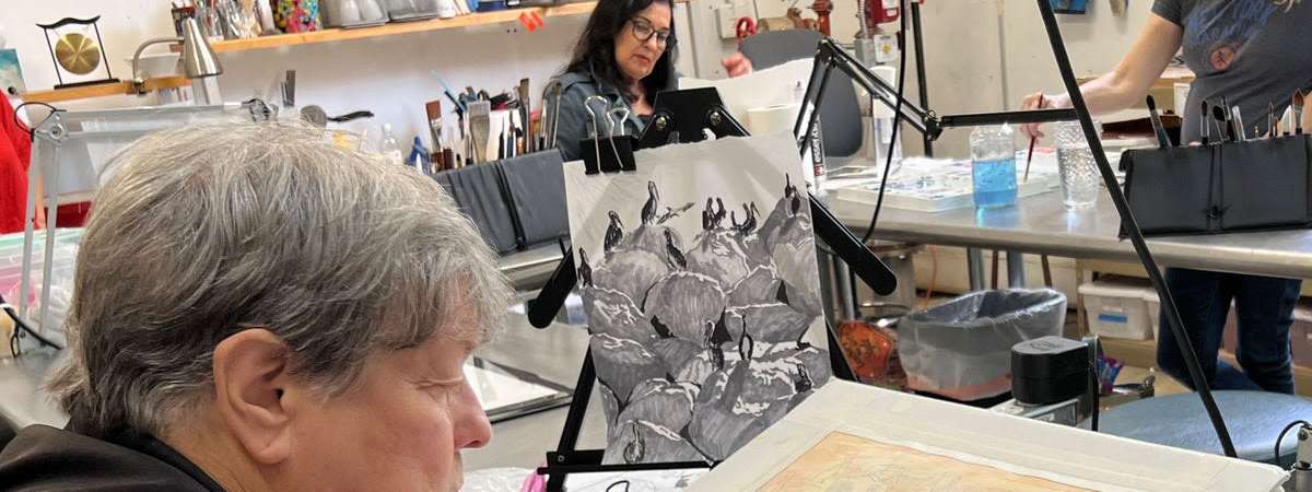 Int/Adv Watercolor (Byfield Wednesday Mornings) S2