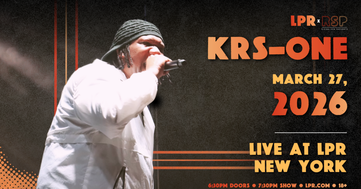 KRS-One w/ Funk Flex + DJ K Pryme in New York at Le Poisson Rouge
