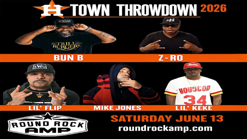 H-Town Throwdown w/ Bun B, Z-Ro, Lil Flip, & More in Round Rock at