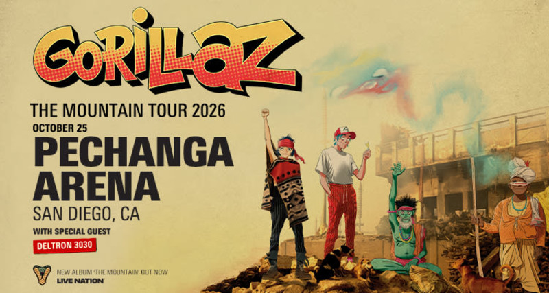 Gorillaz: The Mountain Tour 2026