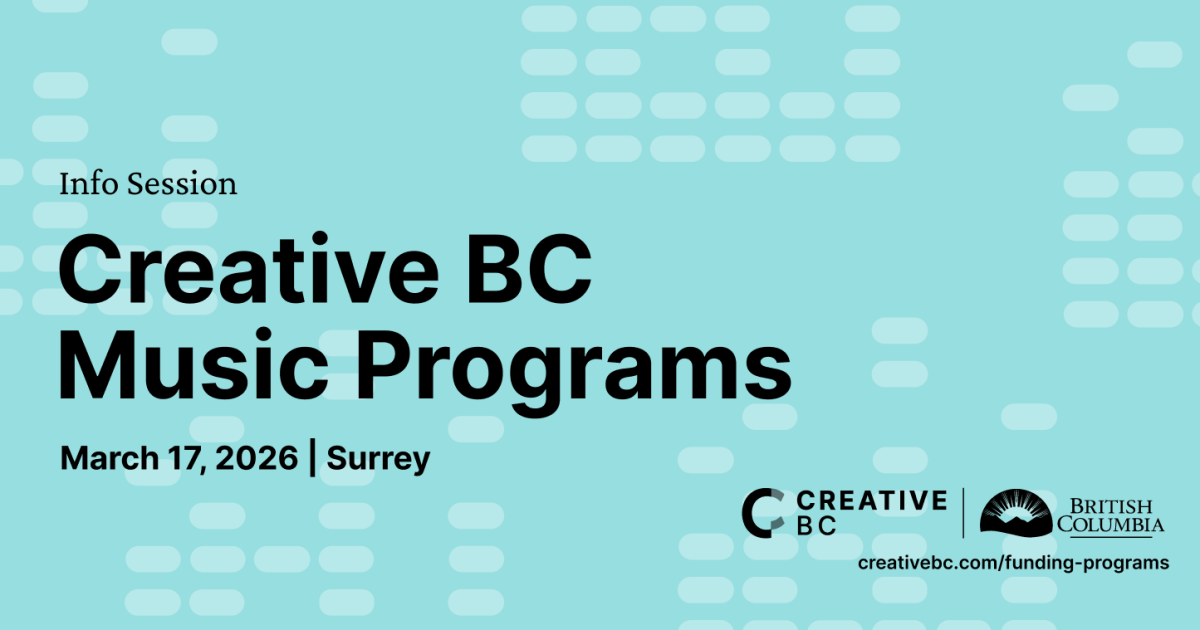 Cu Mustic Program Creative BC Music Programs Info Session in Surrey in Vancouver at