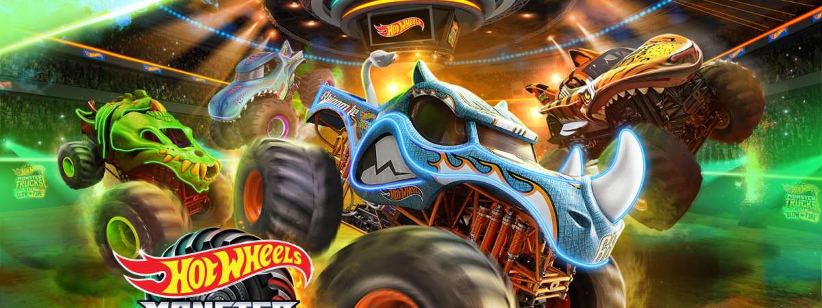 Hot Wheels Monster Trucks Live Glow-N-Fire
